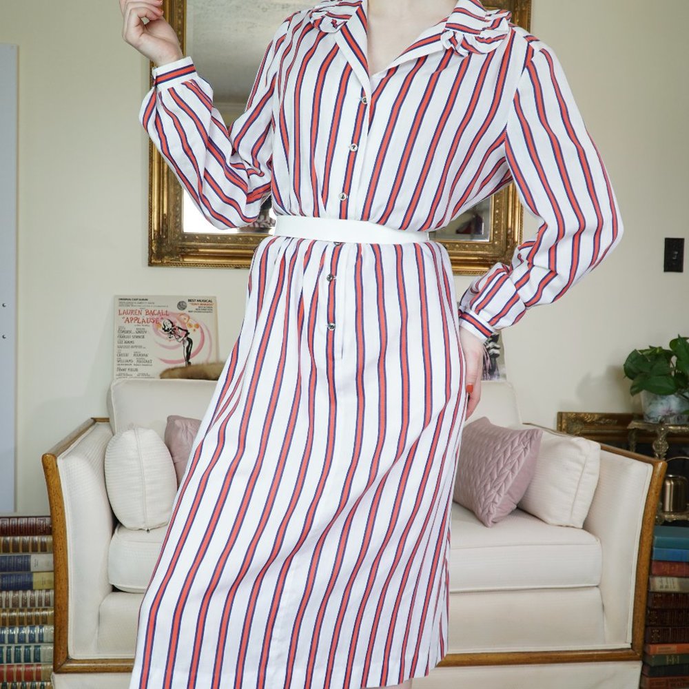 Vintage Kay Windsor 1970's 80's Shirt Dress